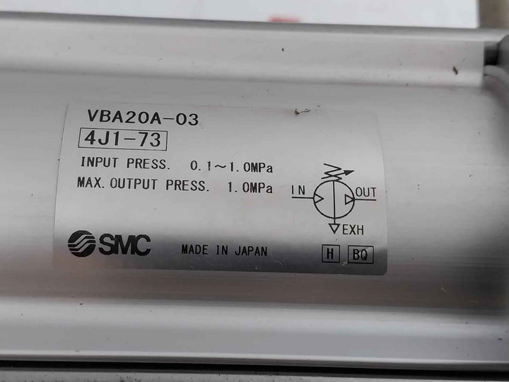 Smc Vbat10S1 Air Tank With Booster Regulator 2.0Mpa Sus316 Vba20A-03Gn 4J1-73