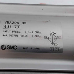 Smc Vbat10S1 Air Tank With Booster Regulator 2.0Mpa Sus316 Vba20A-03Gn 4J1-73