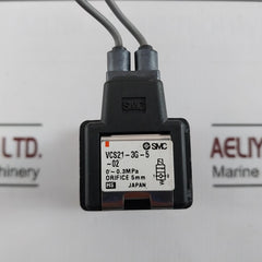 Smc Vcs21-3G-5-02 Solenoid Valve 0-0.3Mpa 5Mm 50/60Hz Ac110V