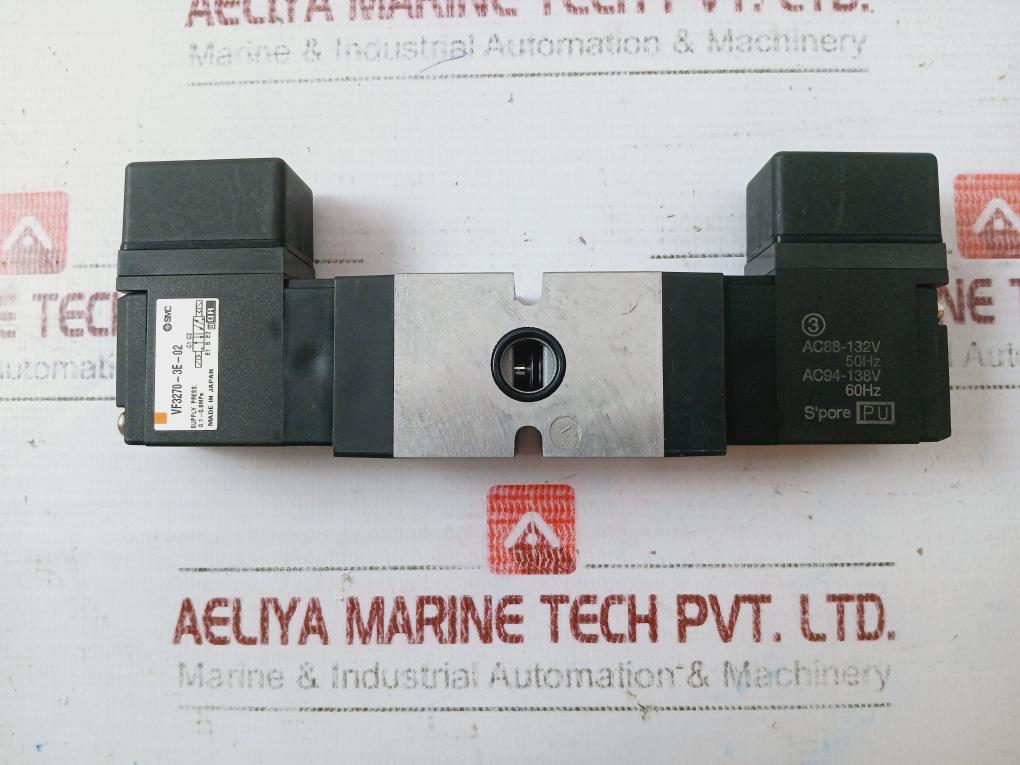 Smc Vf3270-3E-02 Solenoid Valve With Coil 127-006-001
