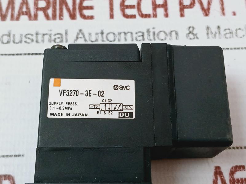 Smc Vf3270-3E-02 Solenoid Valve With Coil For Blr Soot Blower Control Panel