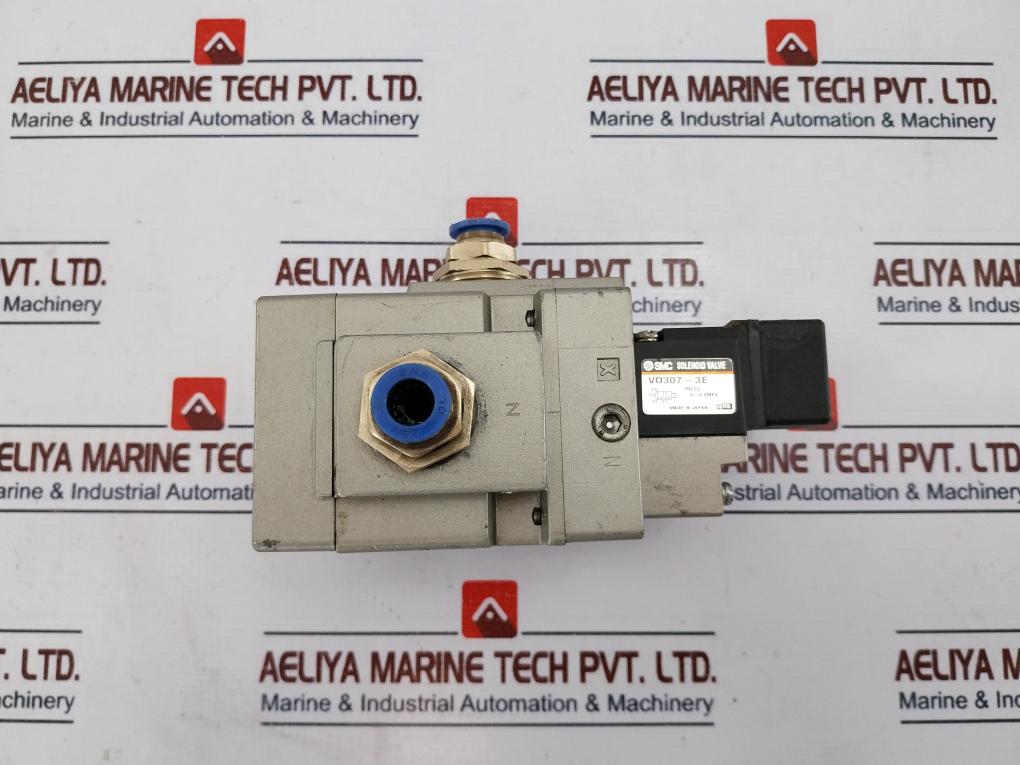 Smc Vg342-3E-06Na, 3 Port Solenoid Valve 110Vac 50/60Hz