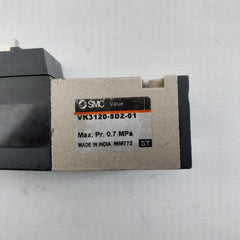 Smc Vk3120-5Dz-01 Solenoid Valve 24V Dc Rq Mm772 0-0.7Mpa