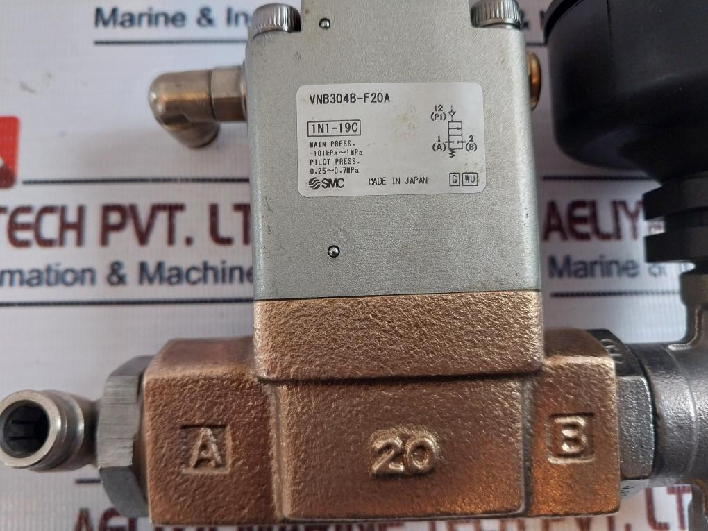 Smc Vnb304b-f20a Process Valve