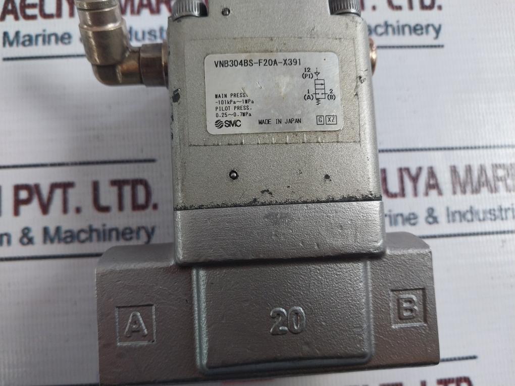 Smc Vnb304bs-f20a-x391 Process Valve