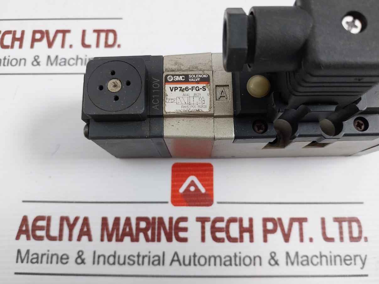 Smc Vp7-6-fg-s Solenoid Valve Ac110V