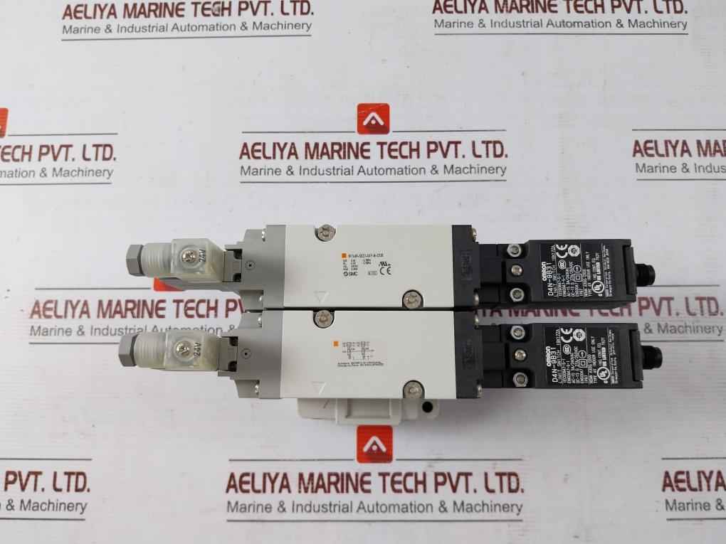 Smc Vp744R-5Dz1-04F-m-x538 3/2-way Solenoid Valve With Limit Switch 24Vdc 0.45W