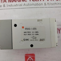 Smc Vpa542-1-03Fa Pneumatic Solenoid Valve Vpa01Aa09