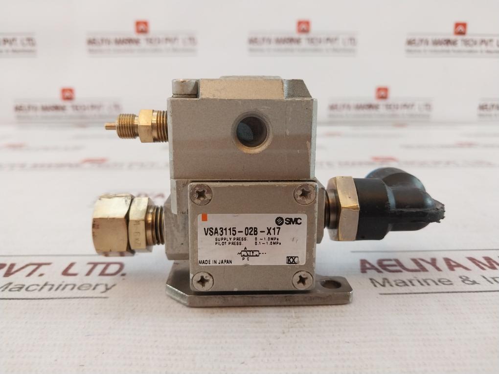 Smc Vsa3115-02B-x17 Air Pilot Operated Valve 0-1.0Mpa 0.1-1.0Mpa