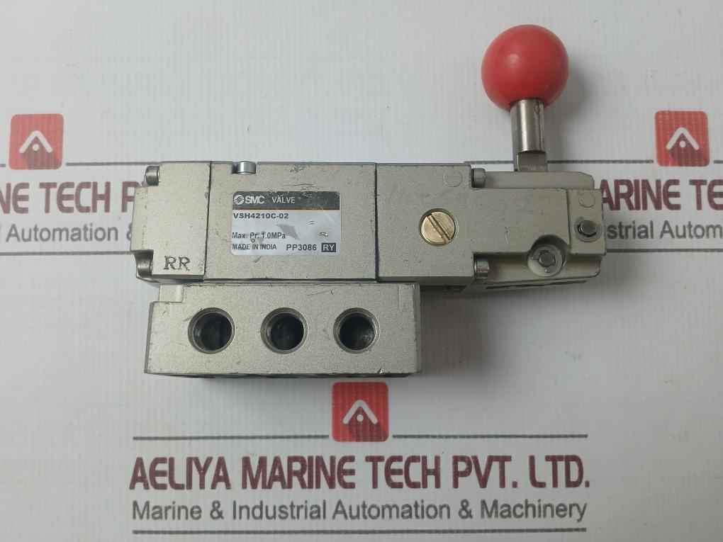 Smc Vsh4210C-02 Hand Valve 1.0Mpa