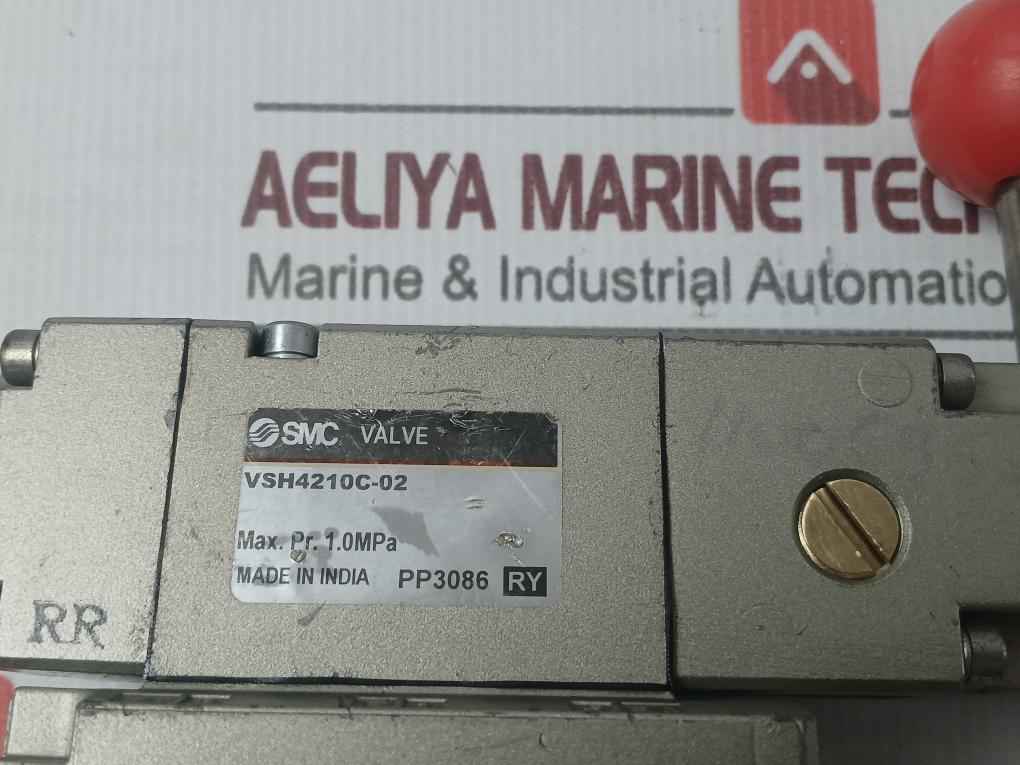 Smc Vsh4210C-02 Hand Valve 1.0Mpa
