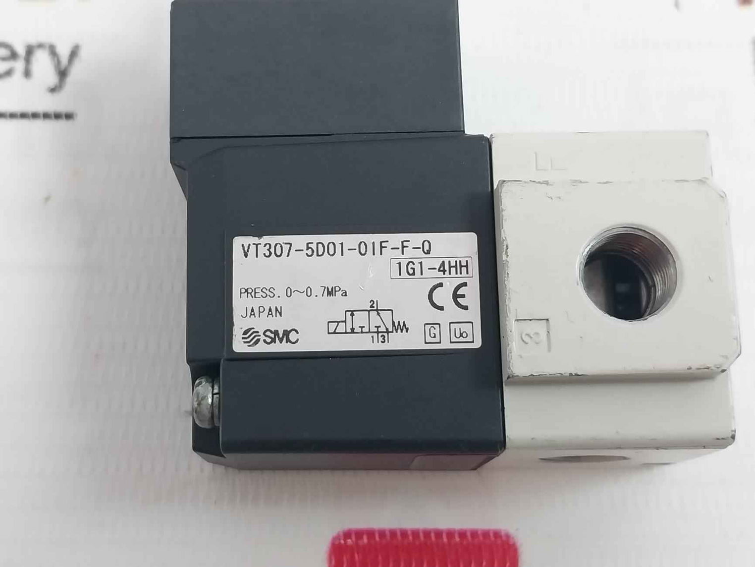 Smc Vt307-5Do1-01F-f-q Pneumatic Solenoid Valve 0-0.7Mpa Dc24V