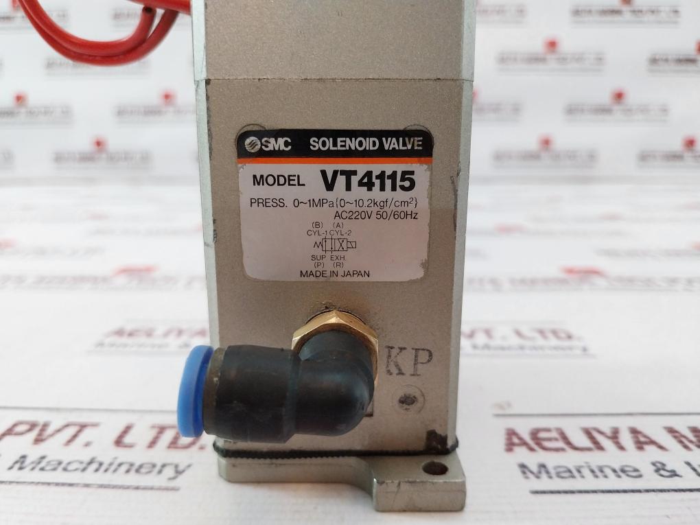 Smc Vt4115 Solenoid Valve Ac 220V 50/60Hz