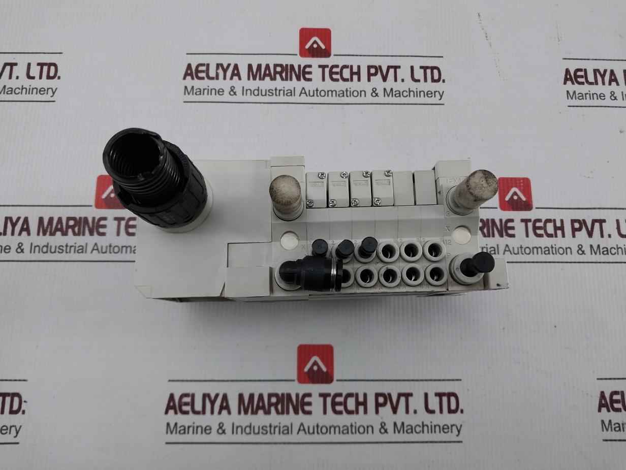 Smc Vv5Q11-06C6Tn-q Solenoid Valve Manifold 0.1-1.0 Mpa Vq1100Kn-5B1-q