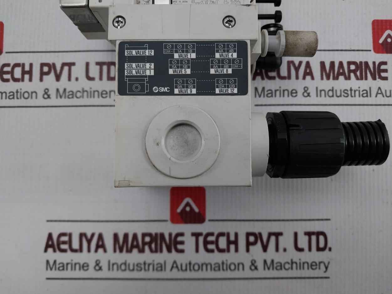 Smc Vv5Q11-06C6Tn-q Solenoid Valve Manifold 0.1-1.0 Mpa Vq1100Kn-5B1-q