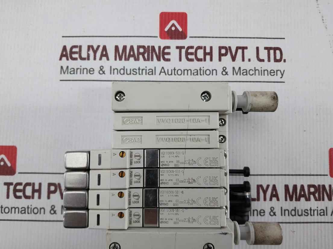 Smc Vv5Q11-06C6Tn-q Solenoid Valve Manifold 0.1-1.0 Mpa Vq1100Kn-5B1-q