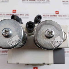 Smc Vv5Q51-03Btu-w-q Pneumatic Solenoid Valve Manifold