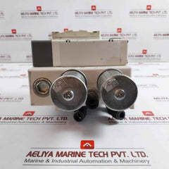 Smc Vv5Q51-03Btu-w-q Pneumatic Solenoid Valve Manifold