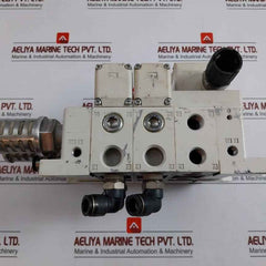 Smc Vv5Q51-03Btu-w-q Pneumatic Solenoid Valve Manifold