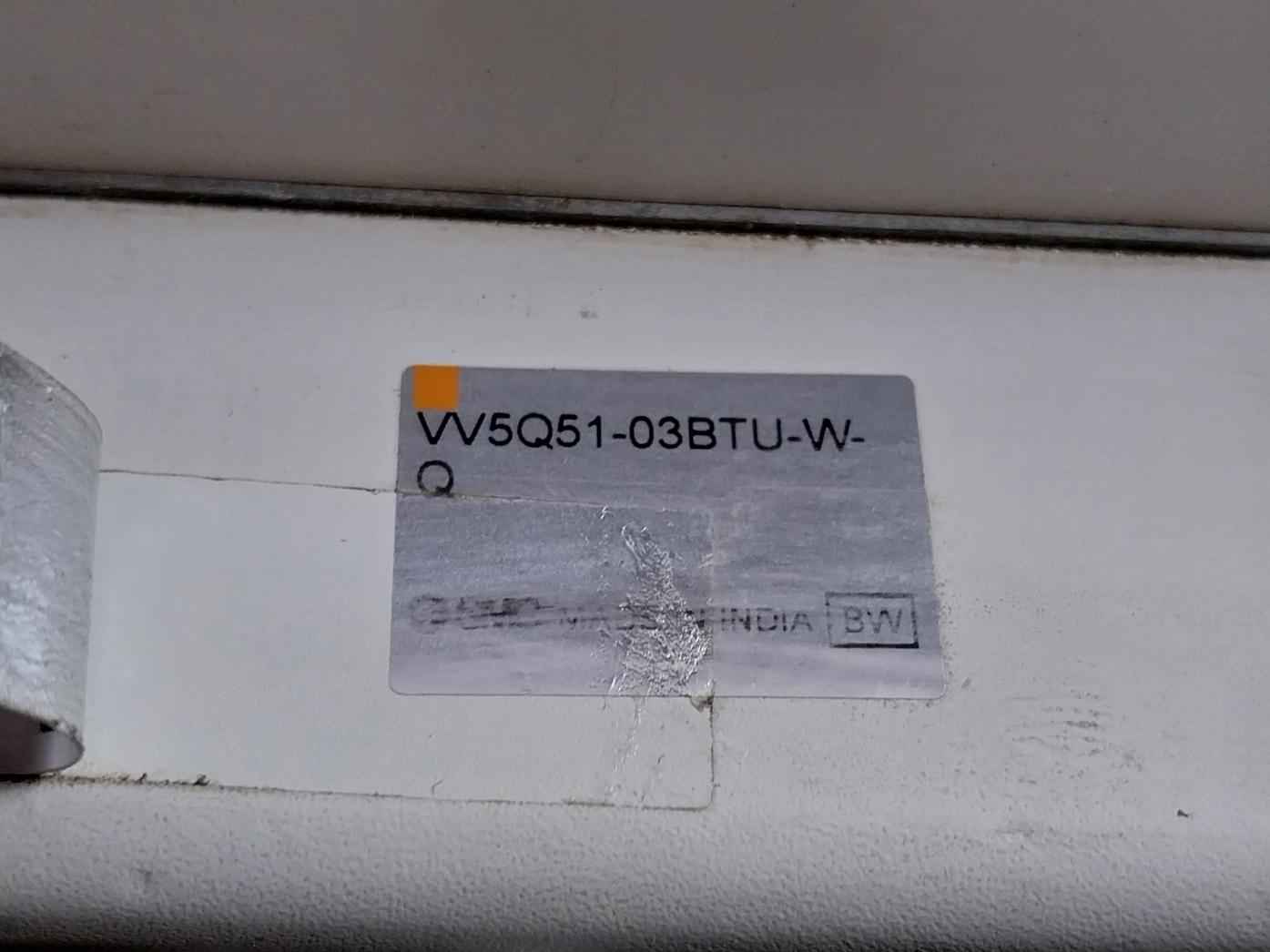 Smc Vv5Q51-03Btu-w-q Pneumatic Solenoid Valve Manifold