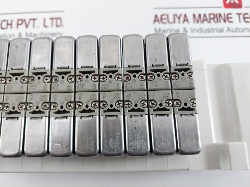 Smc Vv5Qc1-lno096 Valve Terminal With 10 Solenoid Valves 24Vdc A 0.15-0.7Mpa