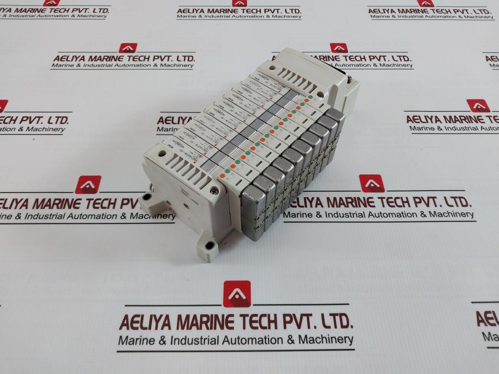 Smc Vv5Qc1-lno096 Valve Terminal With 10 Solenoid Valves 24Vdc A 0.15-0.7Mpa