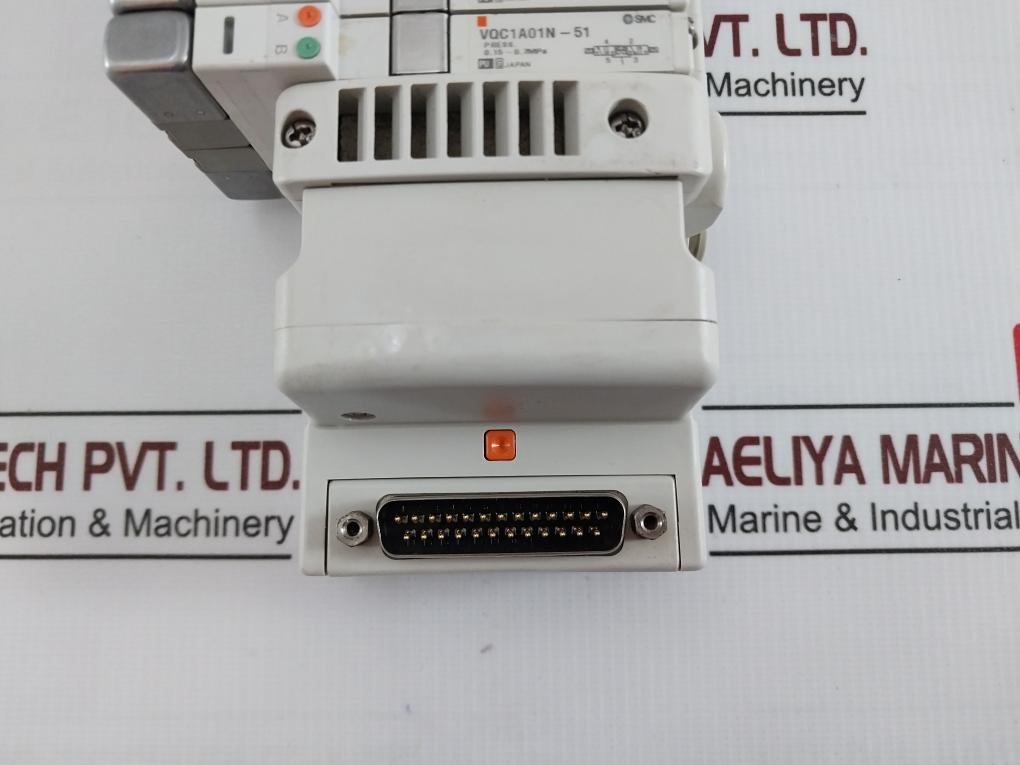 Smc Vv5Qc1-lno096 Valve Terminal With 10 Solenoid Valves 24Vdc A 0.15-0.7Mpa