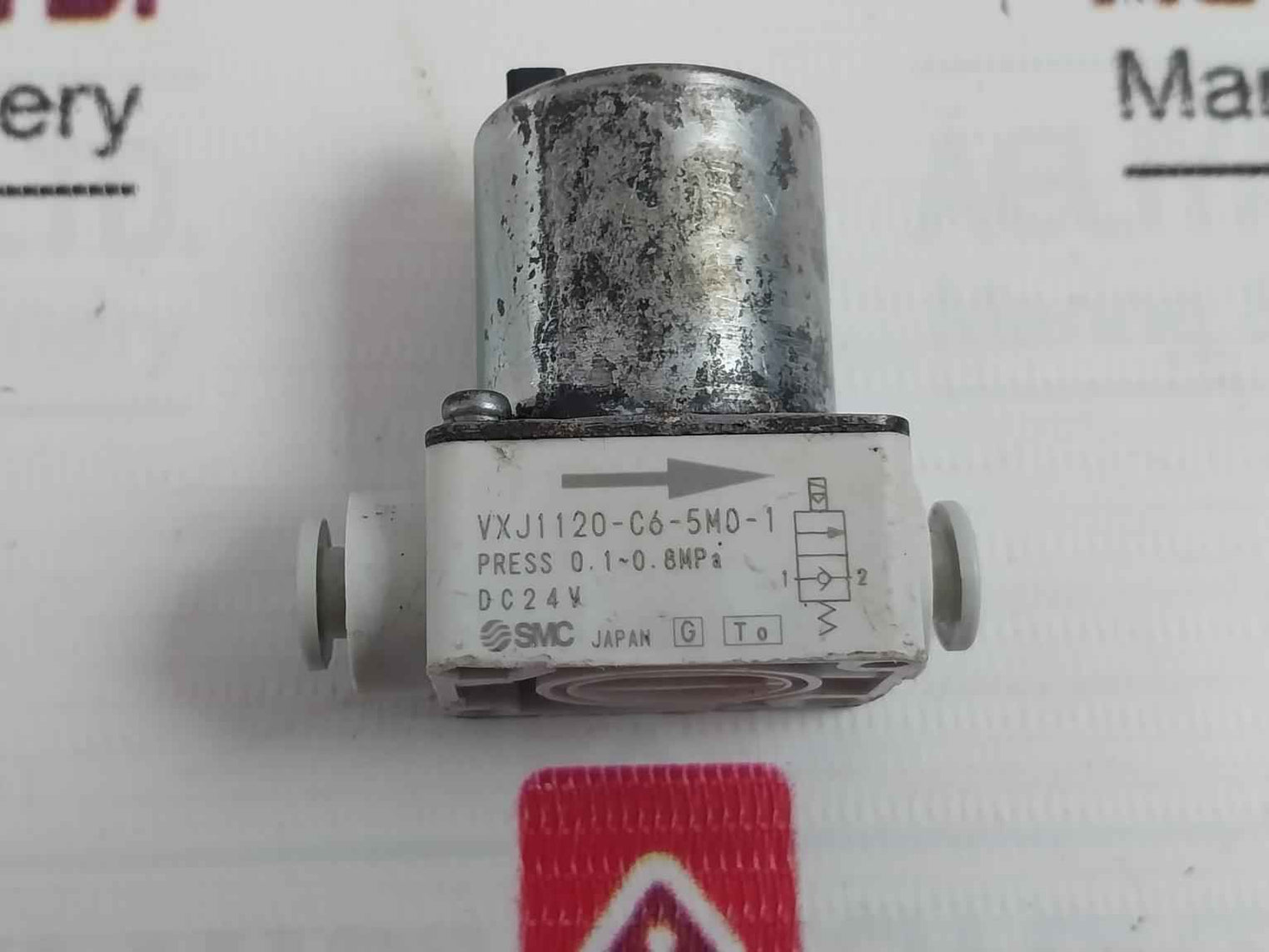 Smc Vxj1120-c6-5M0-1 Solenoid Valve Dc24V 0.1-0.8 Mpa