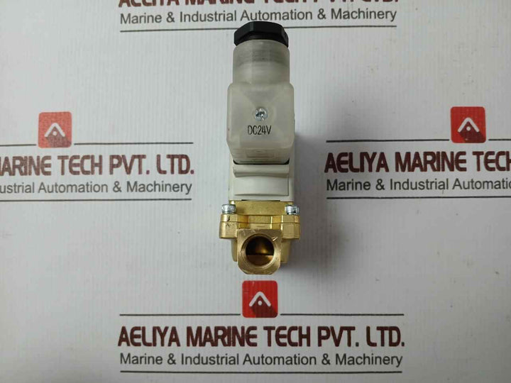 Smc Vxz232Bz2A 2-port Pilot-operated Solenoid Valve Dc24V 7W 0.7Mpa
