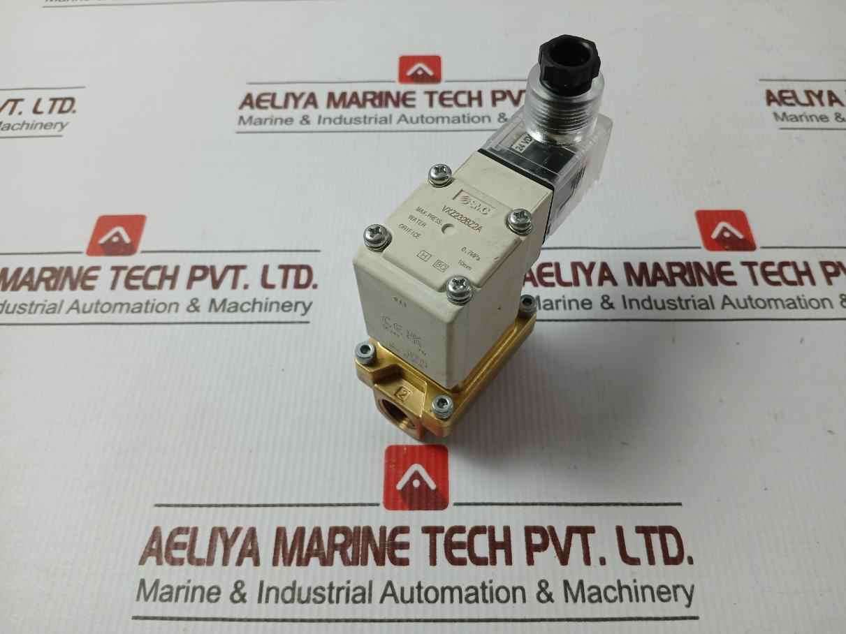 Smc Vxz232Bz2A 2 Port Pilot Operated Solenoid Valve 0.7Mpa Dc 24V 7W