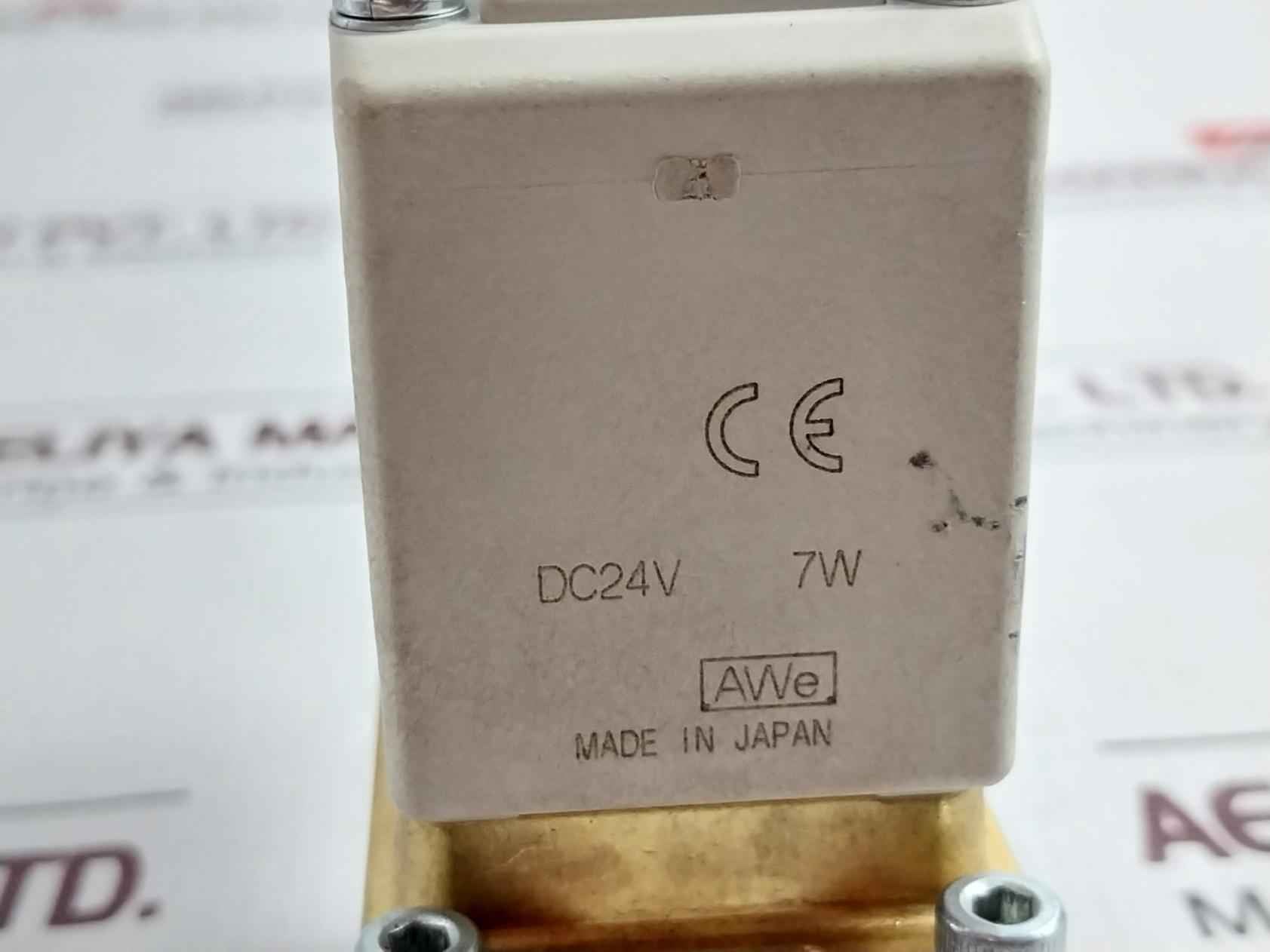 Smc Vxz232Bz2A 2‑Port Solenoid Valve Dc24V 7W 0.7Mpa 10Mm
