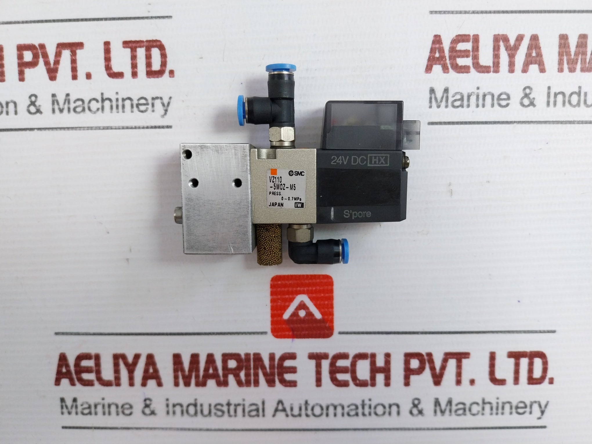 Smc Vz110-5Moz-m5 Pneumatic Solenoid Valve