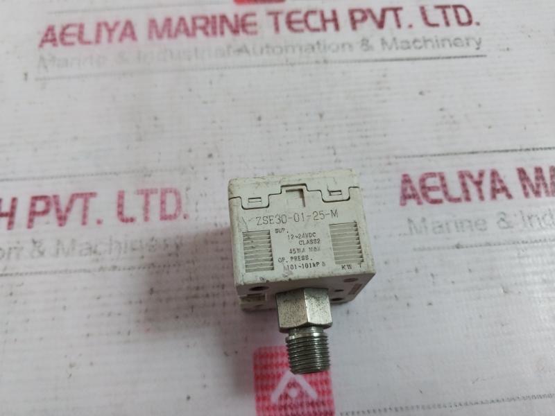 Smc Zse30-01-25-m Vacuum Switch 12-24Vdc 45Ma Max -101-101Kpa