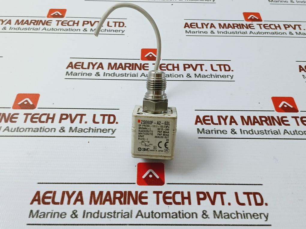 Smc Zse60f-a2-62l Digital Pressure/vaccum Switch -100.0~100.0 Kpa