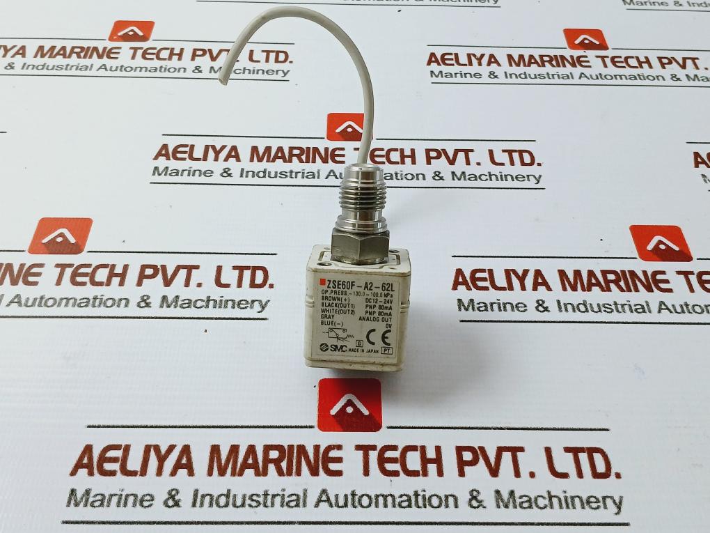 SMC ZSE60F-A2-62L Digital Pressure/Vaccum Switch -100.0~100.0 kPa