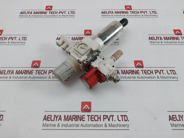 Smc Aw30K-f02De-b Filter Regulator Vhs30-f02B 0.05~0.85Mpa