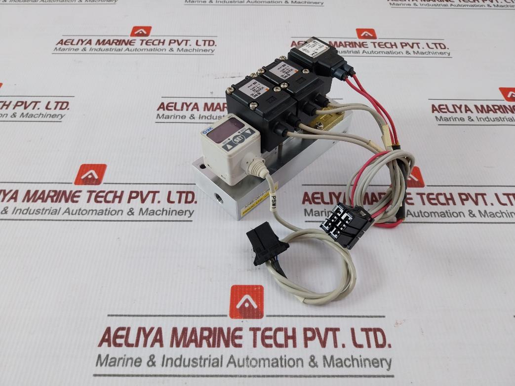 Smc Vca23A-4G-3-x6 Manifold Assembly Of Pneumatic Solenoid Valve Ac200V 50/60Hz