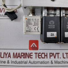 Smc Vca23A-4G-3-x6 Manifold Assembly Of Pneumatic Solenoid Valve Ac200V 50/60Hz