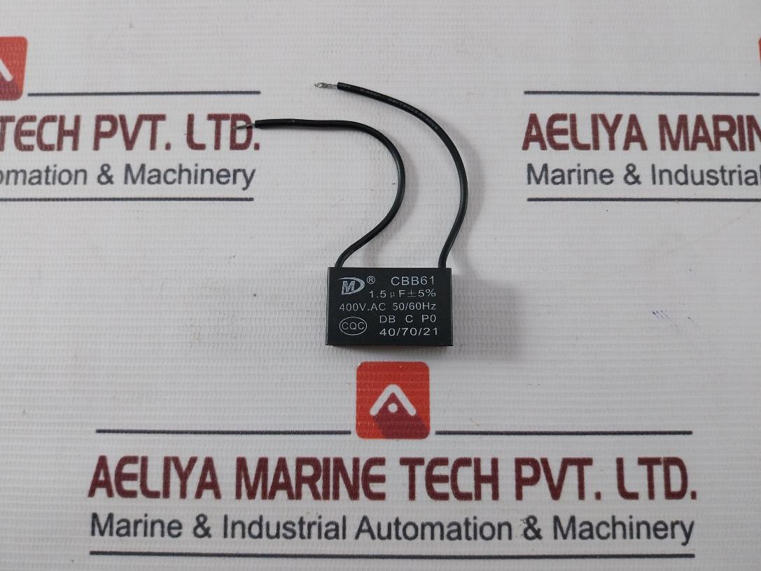 Smiler Cbb61 Motor Running Capacitor 400 Vac 50/60 Hz