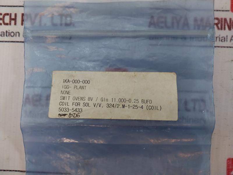 Smit Ovens 5033-5433 Coil For Solenoid Valve Gln 11.000-0.25 Bufd