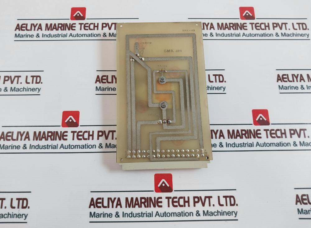 SMK 374 TIP 3055 NPN Silicon Power Transistor Printed Circuit Board