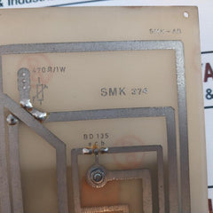 SMK 374 TIP 3055 NPN Silicon Power Transistor Printed Circuit Board