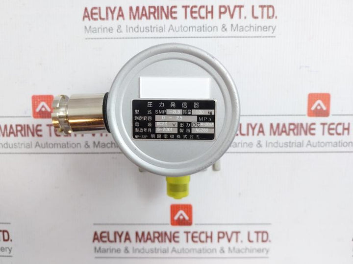 Smp-2Lb Pressure Transmitter Dc 24V 0-2.5 Mpa Output Dc 4-20 Ma Meiyo Electric