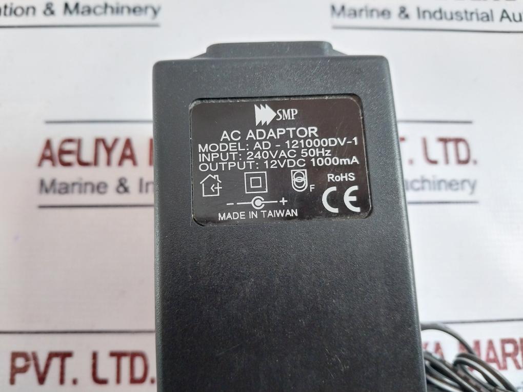 SMP AD-121000DV-1 AC Adaptor 1000mA 12VDC