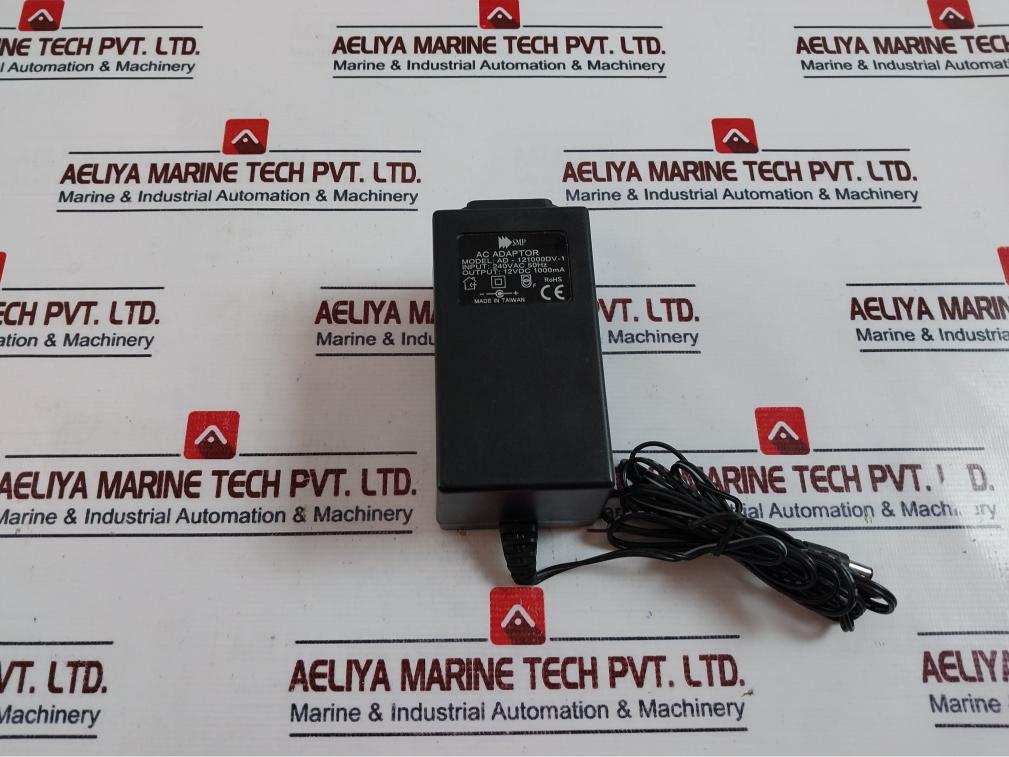 SMP AD-121000DV-1 AC Adaptor 1000mA 12VDC