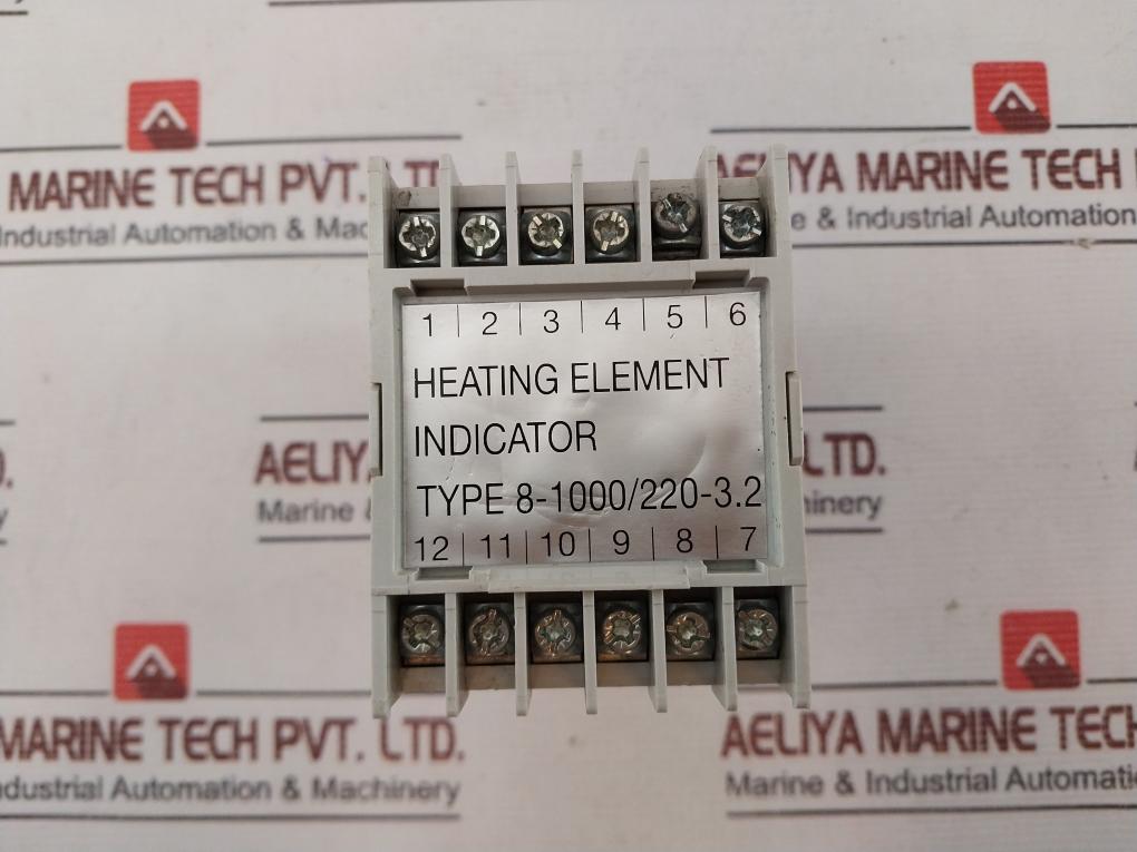 Smt 8-1000/220-3.2 Heating Element Indicator 230v Ac, 50/60hz