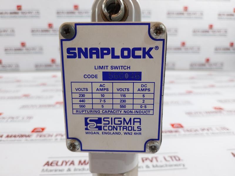 Snaplock 560046 Limit Switch Sigma Controls 3/4