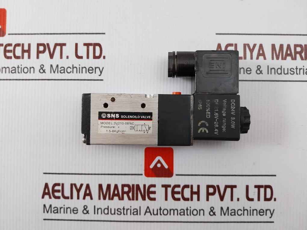 Sns 3v210-08 Nc Solenoid Valve Dc24v 3.0w 1.5-8kgf/cm2