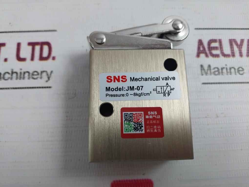 Sns Jm-07 Pneumatic Mechanical Valve For Roller Type 2 Position 3 Way