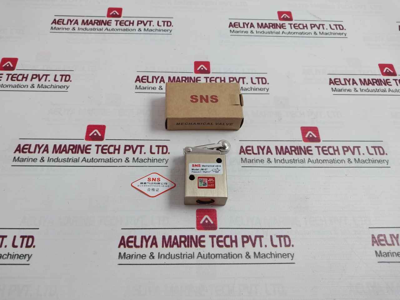 Sns Jm-07 Pneumatic Mechanical Valve For Roller Type 2 Position 3 Way